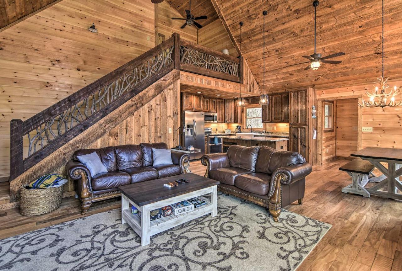 Modern Murphy Cabin With Nottely River Views! Bagian luar foto