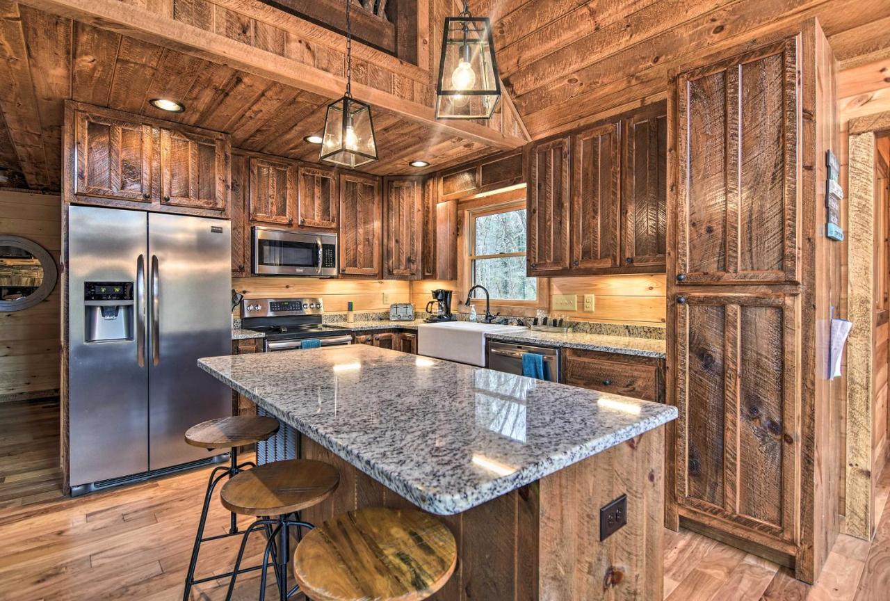 Modern Murphy Cabin With Nottely River Views! Bagian luar foto