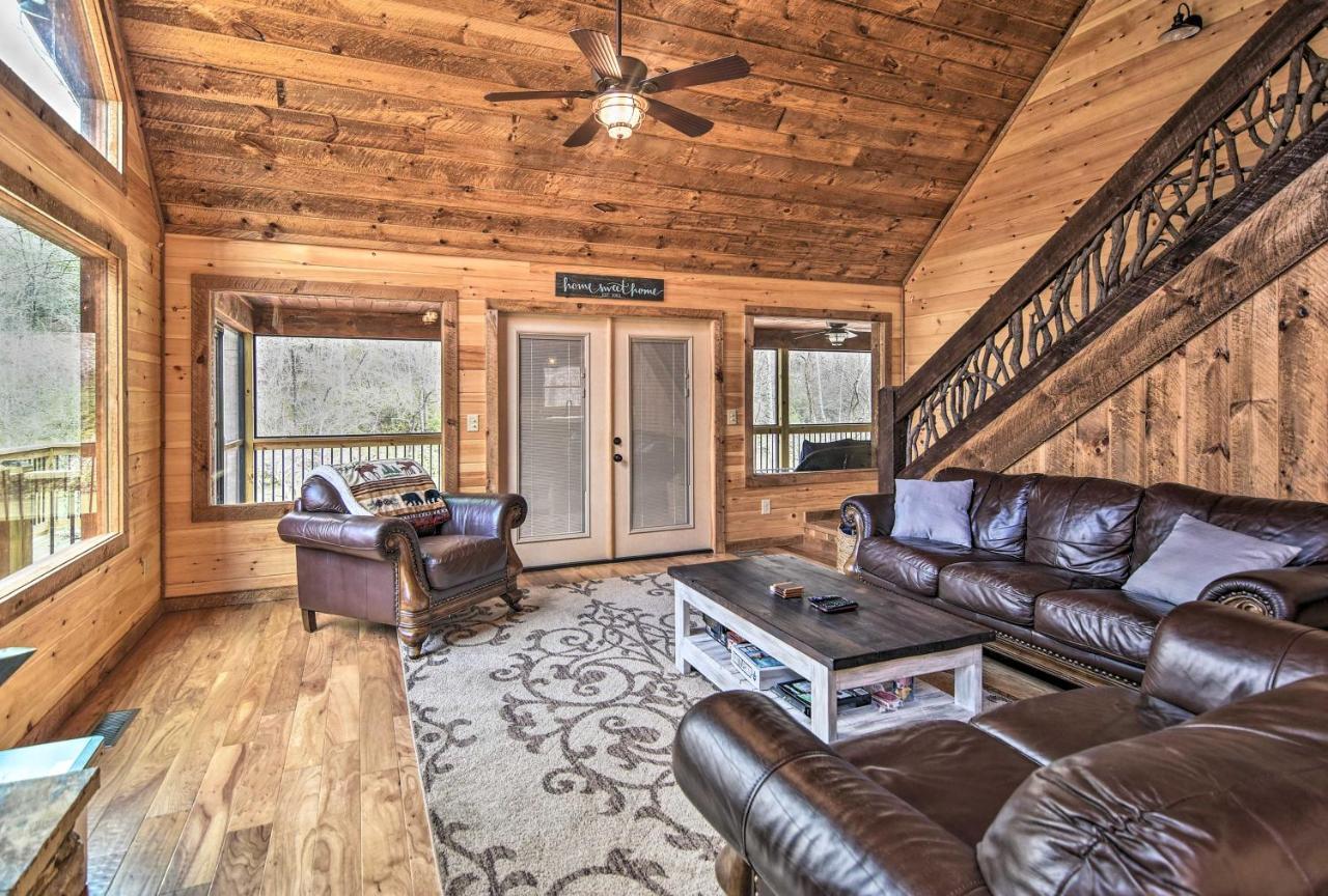 Modern Murphy Cabin With Nottely River Views! Bagian luar foto