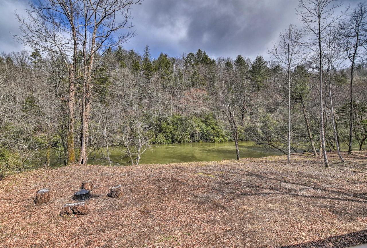 Modern Murphy Cabin With Nottely River Views! Bagian luar foto