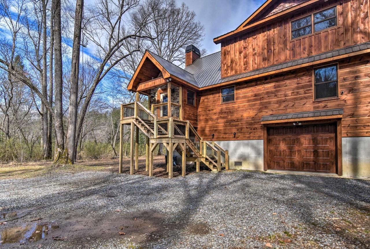 Modern Murphy Cabin With Nottely River Views! Bagian luar foto
